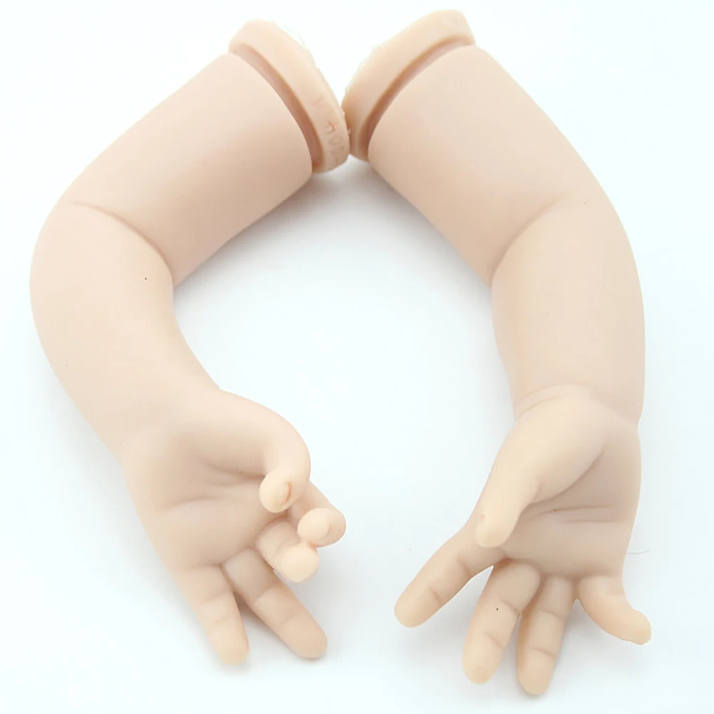 

22inch Children Playmates Simulation Full Limbs Non Toxic Reborn Doll Kit Soft Silicone Head Toy Unpainted Lifelike Gift Cute