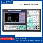 CNC 5 Ось в автономном режиме Mach3 USB контроллер SMC5-5-N-N 500 кГц г-код 7 дюймовый большой Экран для станка с ЧПУ станок для гравировки и резки