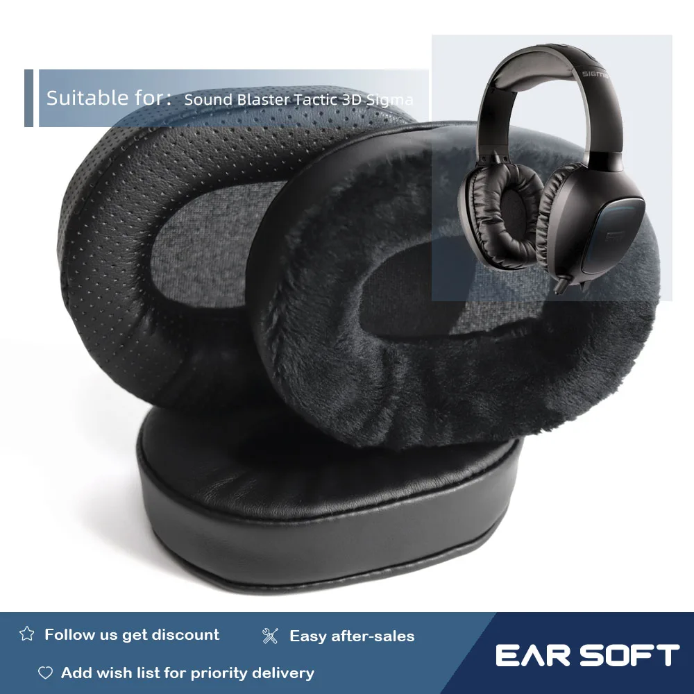 Сменные амбушюры для наушников Sound Blaster тактические 3D Sigma наушники чехол