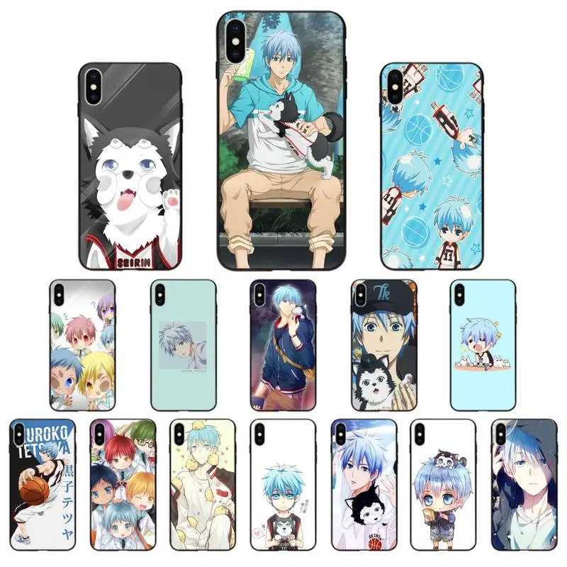 

Yinuoda Kuroko no Basket kawaii Tetsuya Phone Case for iphone 11 12 Mini Pro Max X XS MAX 6 6s 7 8 Plus 5 5S 5SE XR SE2020