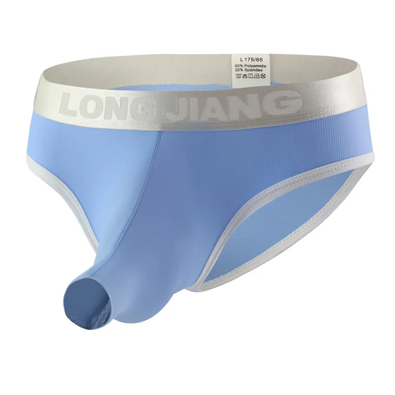 Сексуальное мужское нижнее белье с открытым слоном мужские трусы пистолет пуля