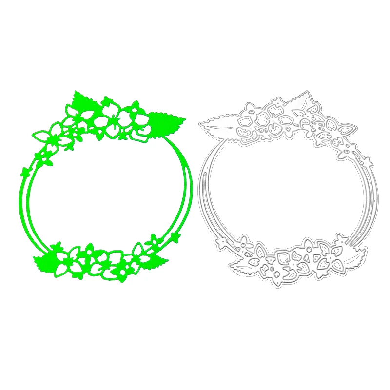 

Julyarts Circle Lace Leaves Die Cuts Scrapbooking Photo Album For Scrapbooking Album Paper DIY Card Decoration Embossing New