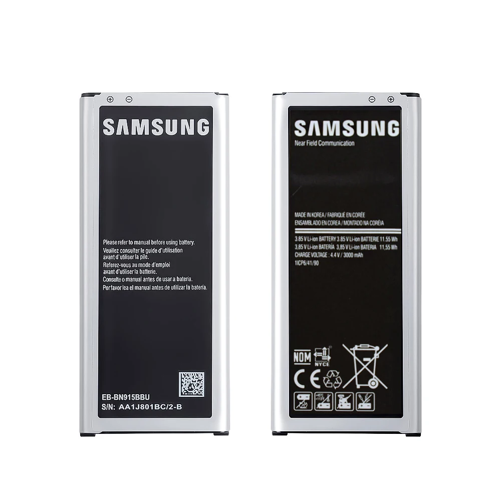 Аккумулятор EB-BN915BBE для samsung Galaxy Note Edge SM-N915F N915FY N915A N915T N915G N915D N915K/L/S N9150 G9006V NFC