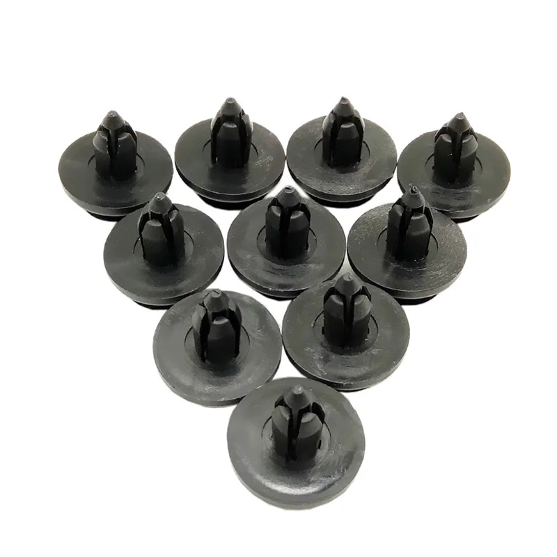 

Trim Fastener Clip Set 7mm Exterior Car Black Bumper Door Retainer Hole