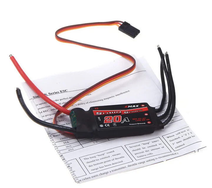 Emax Simon Series 12A 20A 25A 30A 40A ESC для квадрокоптера QAV250 DJI F450 F500 F550 RC мультикоптера | Игрушки