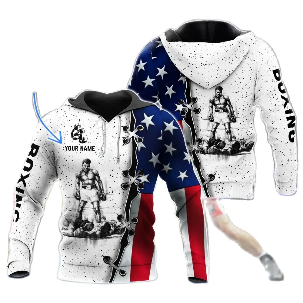 

NewFashion Cosplay Sports Boxing Fighting Kickboxing Pullover Tracksuit 3DPrint Men/Women Funny Autumn Casual Jacket Hoodies X8