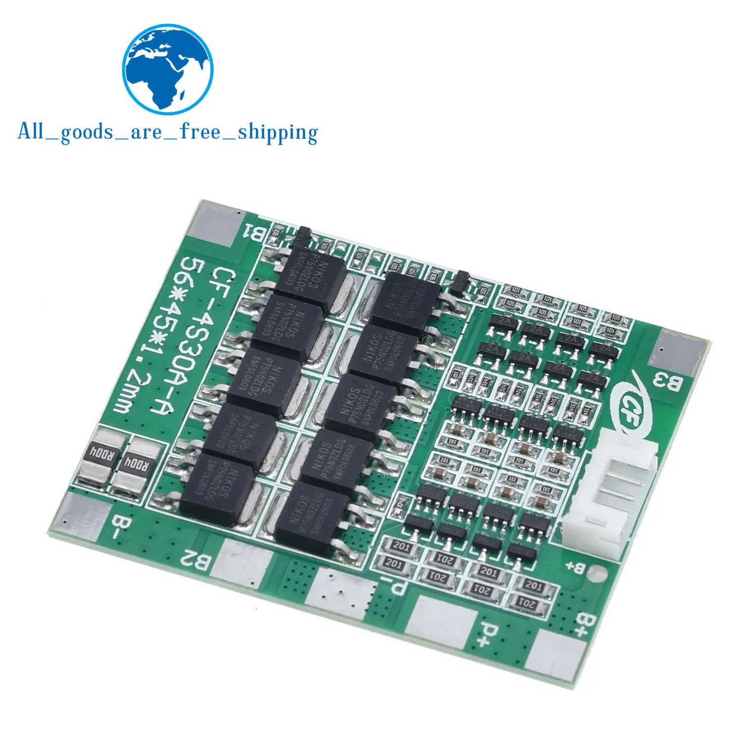 Новое поступление 4S 30A 14,8 V литий-ионный аккумулятор 18650 BMS пакеты Щит защиты печатной платы баланс Интегральные схемы