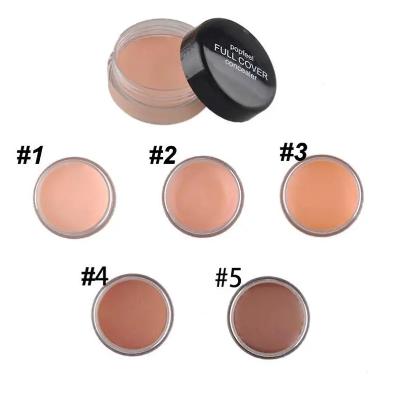 

5 Colors Skin Foundation Concealer Reduce Wrinkles Natural Concealer Whitening Isolation Fading Dark Circles