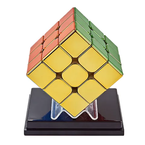 Магнитный Волшебный куб Cyclone Boy 3x3, профессиональный куб-головоломка с гальваническим покрытием, подарок для детей