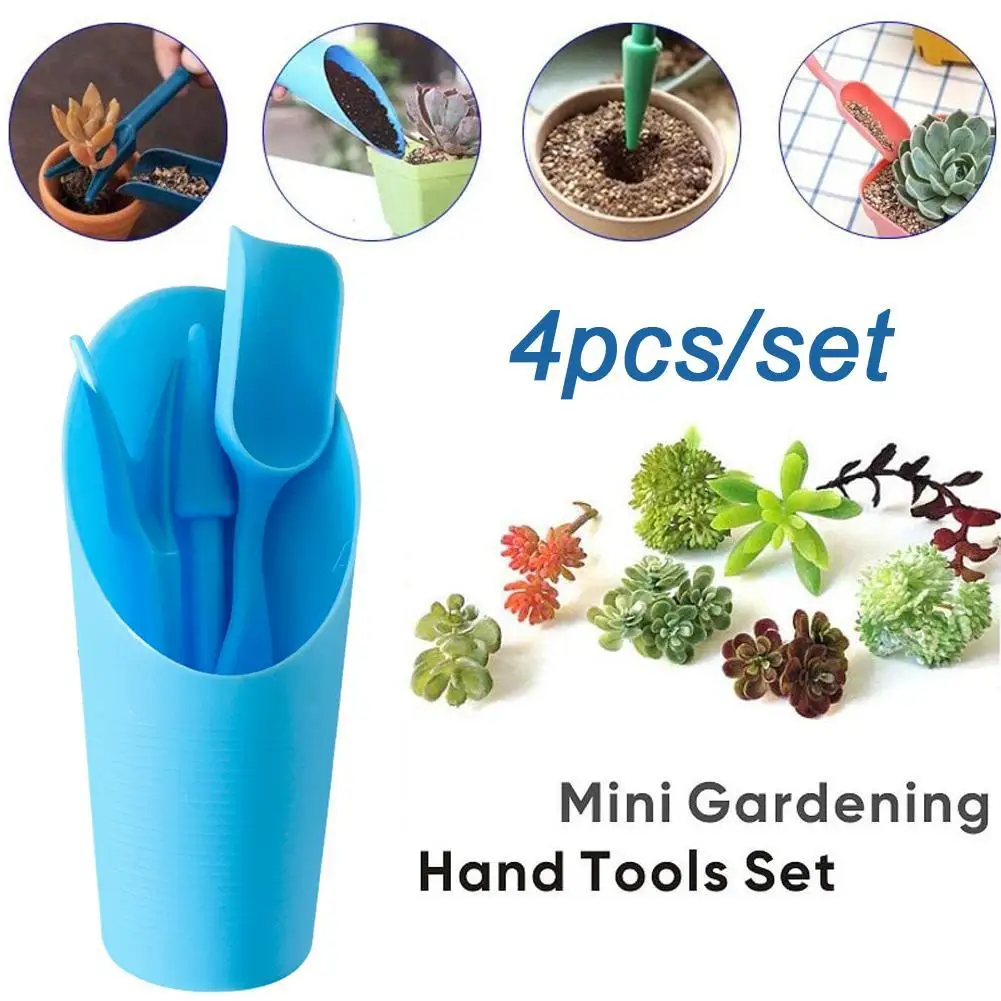 

4Pcs/set Garden Planter Kit DIY Accessories Sowing Tool Soil Shovel Fertilizer Bonsai Seedlings Special Transplant Succulen X4V8