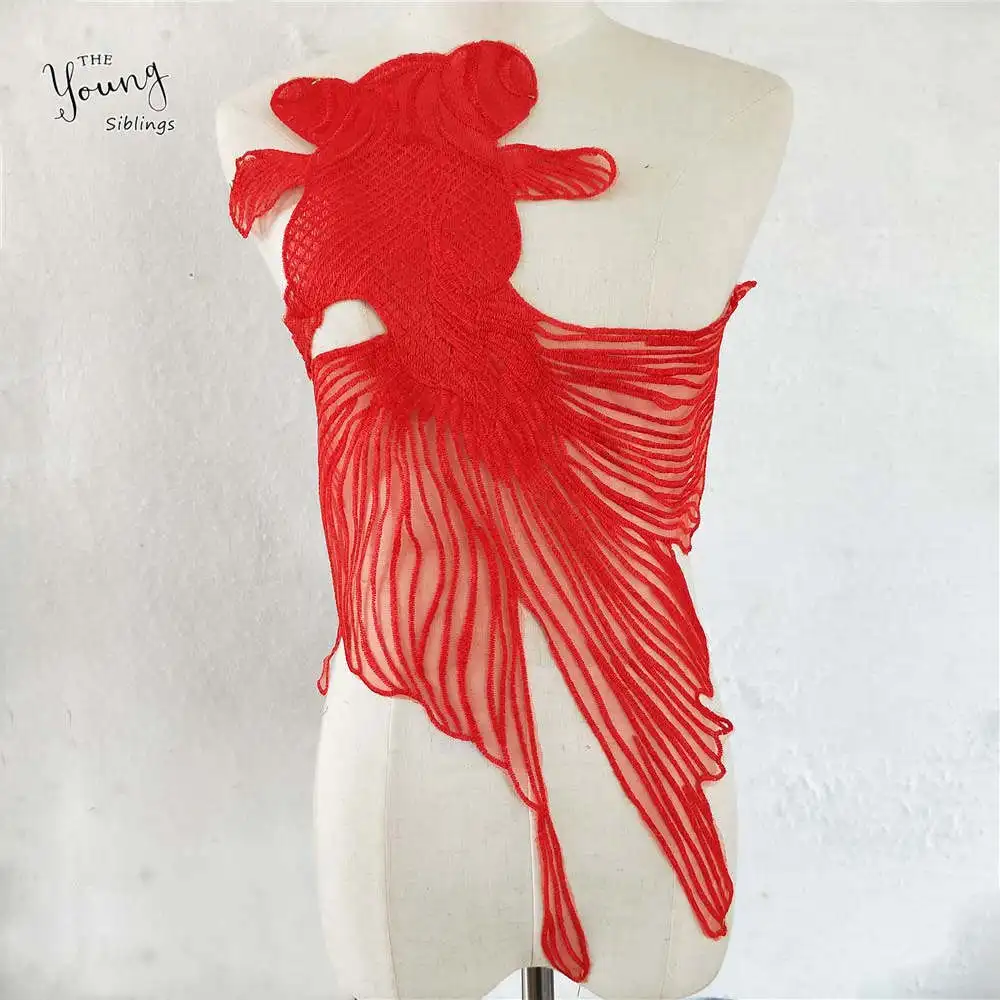 Модная вышивка цветочное ремесло венецианская Кружевная аппликация сделай сам