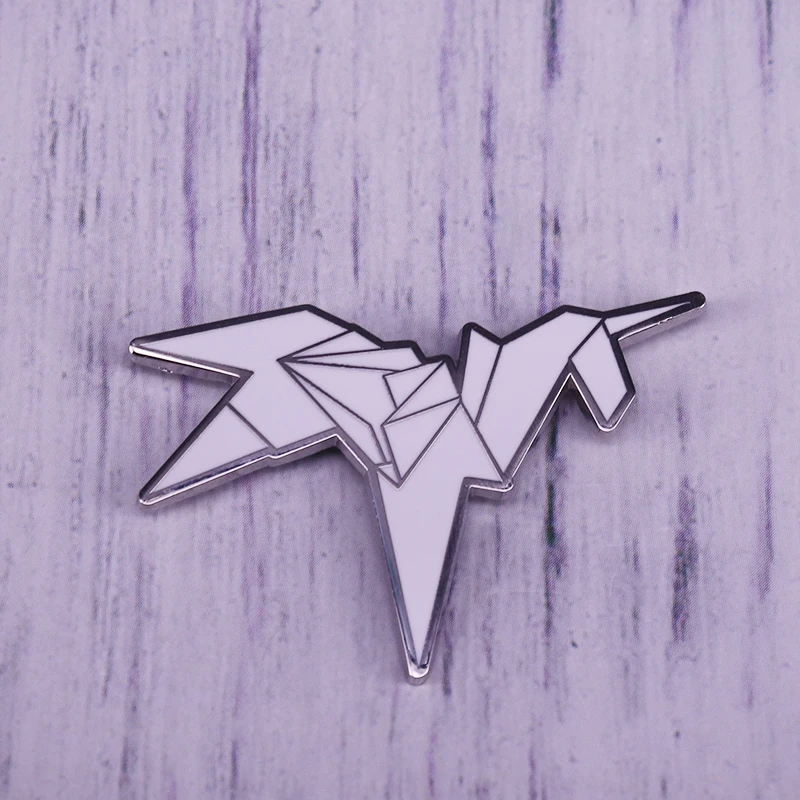 Оригами Единорог лезвию Pin код|Броши| |