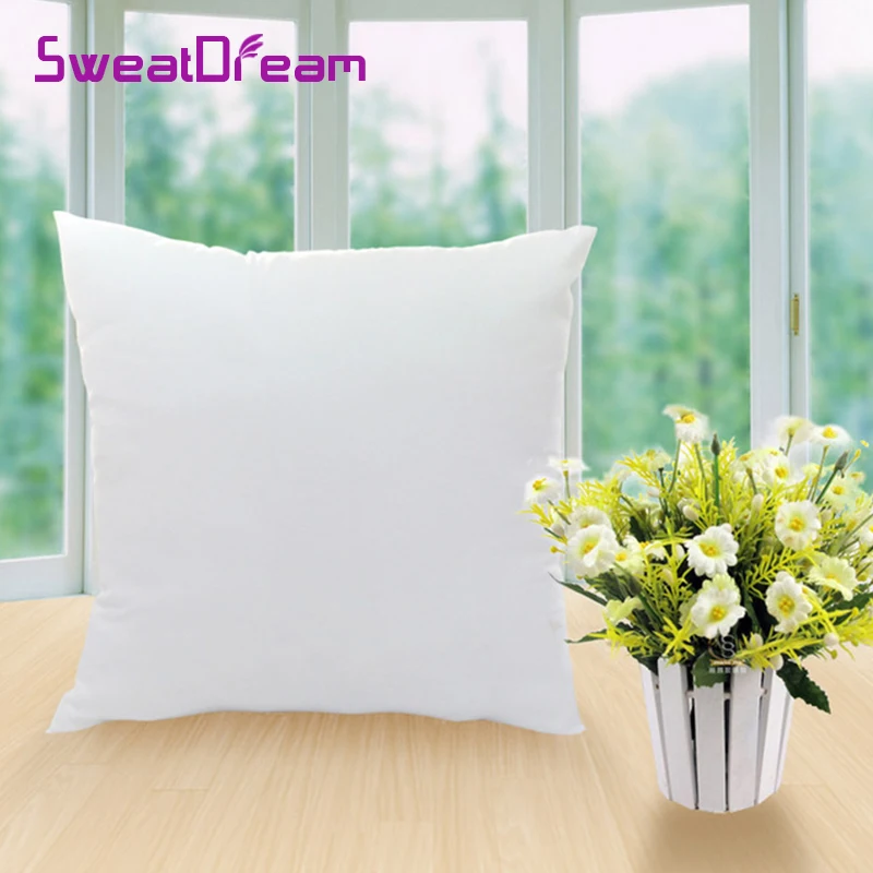 

Pillows White Solid Pure Cushion Core Funny Soft Head Pillow Inner PP Cotton Filler Customized Health Care Cushion Filling