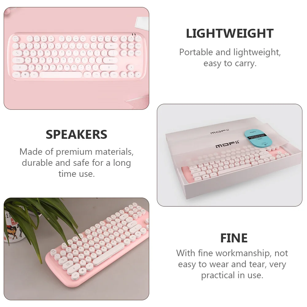 

1 Set of Mini Wireless Keyboard Practical Notebook Keyboard with