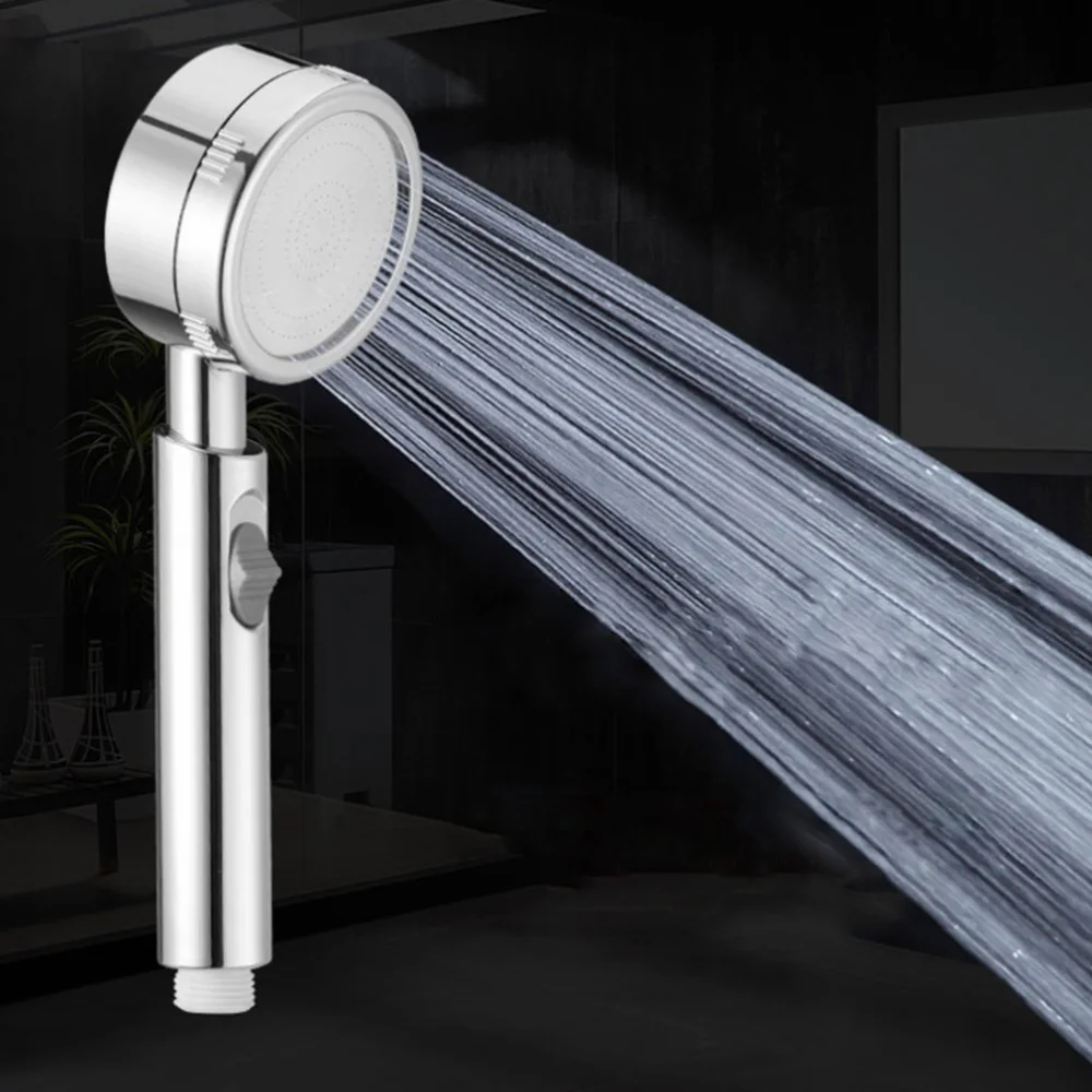 

Shower Head Electroplating Handheld Detachable Shower Heads Watering Nose Nozzle Sprayer for Bathroom Garden Lawn