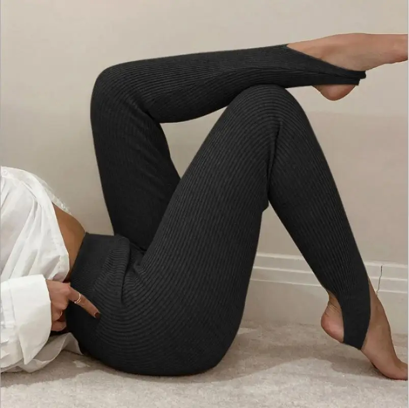 2021 New Women Gym Yoga Leggings Yoga Step Pants Cotton Slim High Waist Athletic Fitness Hip Push UP Tights Activewear Pants
