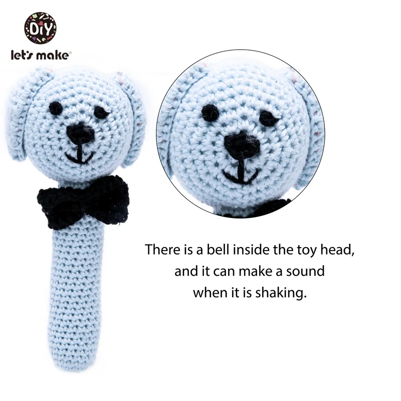 Погремушка детская вязаная для детей 0-12 месяцев 1 шт. | Игрушки и хобби