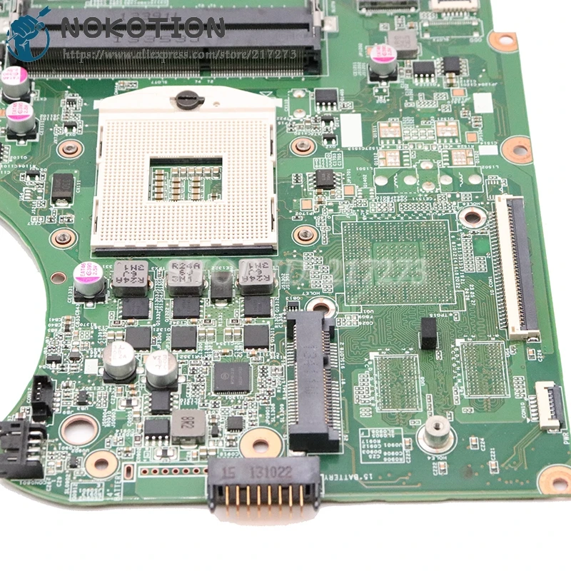 Материнская плата NOKOTION 747137-501 747137-001 для ноутбука HP Touchsmart 15-D 250 G2 HM77 GMA HD4000 DDR3 |