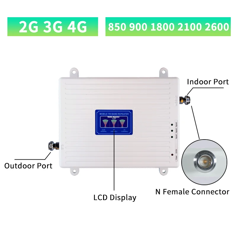 Усилитель сотового сигнала 2G 3G 4G DCS 900 1800 2100 2600 LTE | Мобильные телефоны и аксессуары