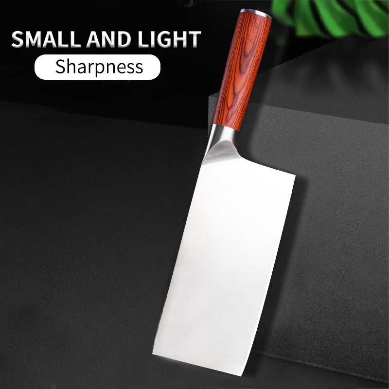 Китайский кухонный нож мясника из нержавеющей стали для столовых приборов резки