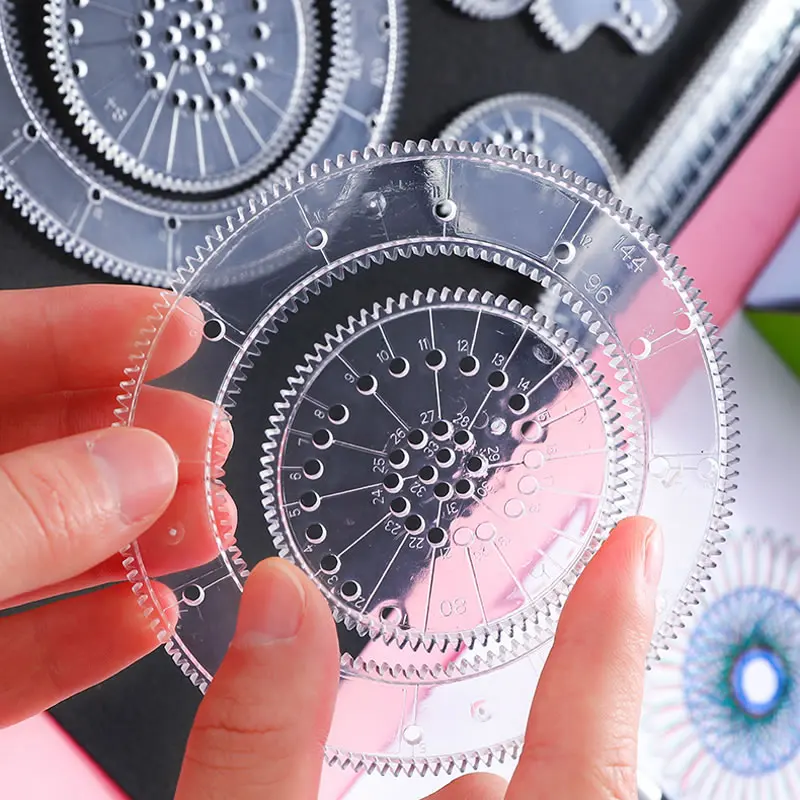 3D Спирограф для рисования набор игрушек детей творчества переплетение зубчатые