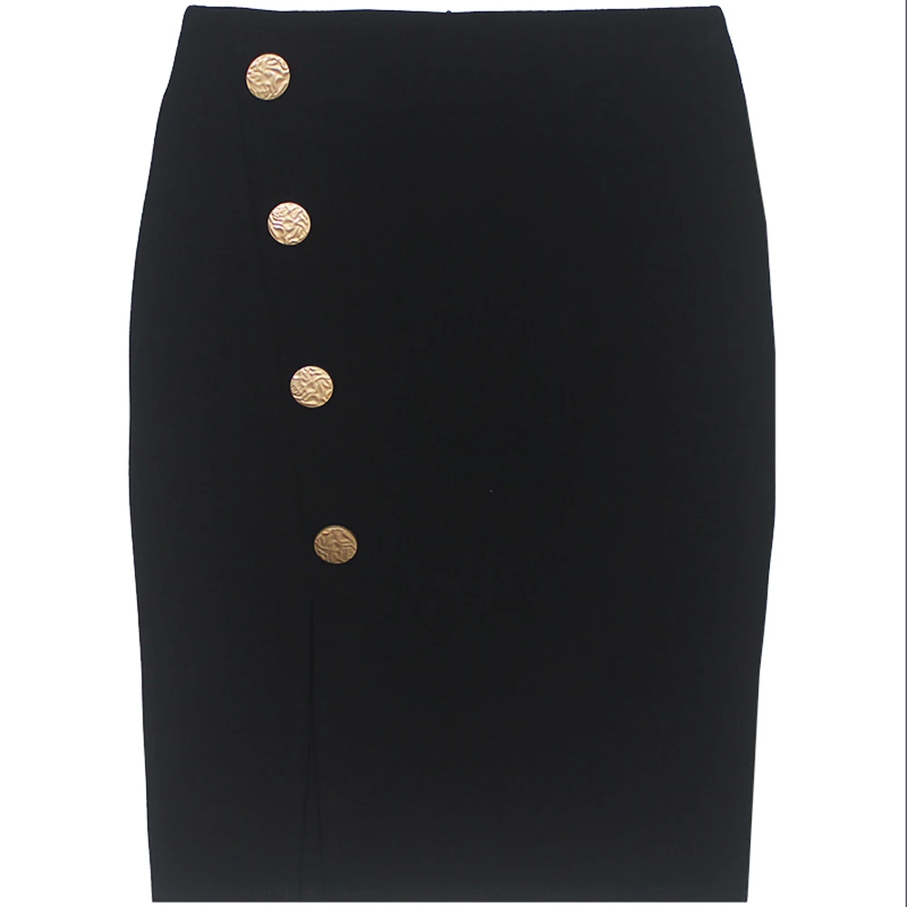 Женская зимняя теплая Модная юбка простое черное облегающее мини-пальто с