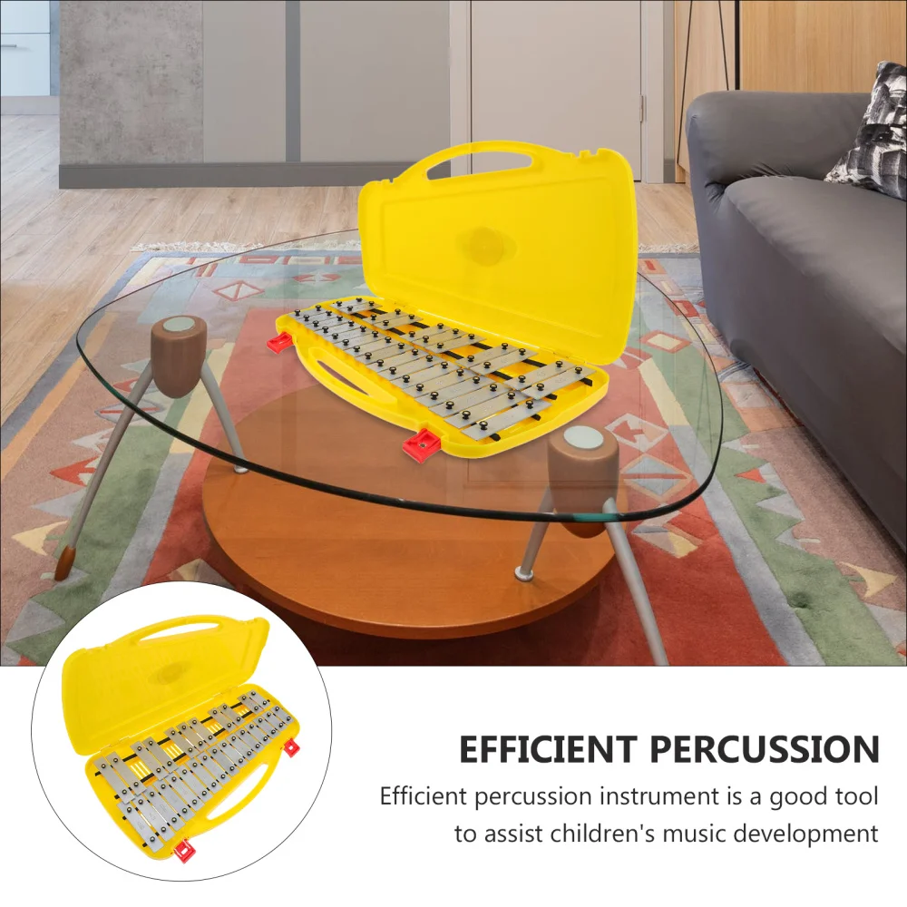 

1pc Metallophone Percussion Musical with 27-Note Colorful Aluminum Plate