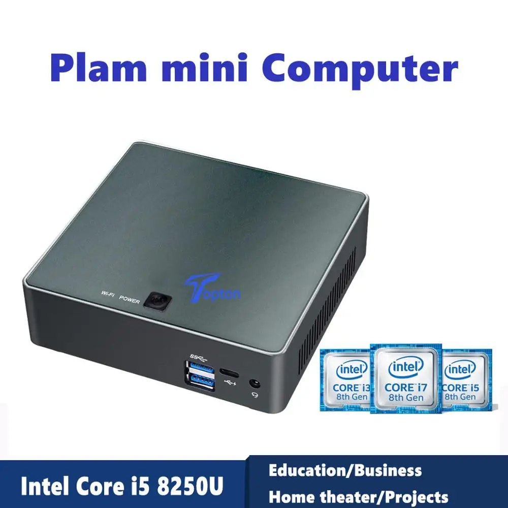 Мини-ПК DDR4 16 ГБ ОЗУ 512 M.2 SSD Nuc карманный компьютер Intel Core i5 8250U windows 10 Pro