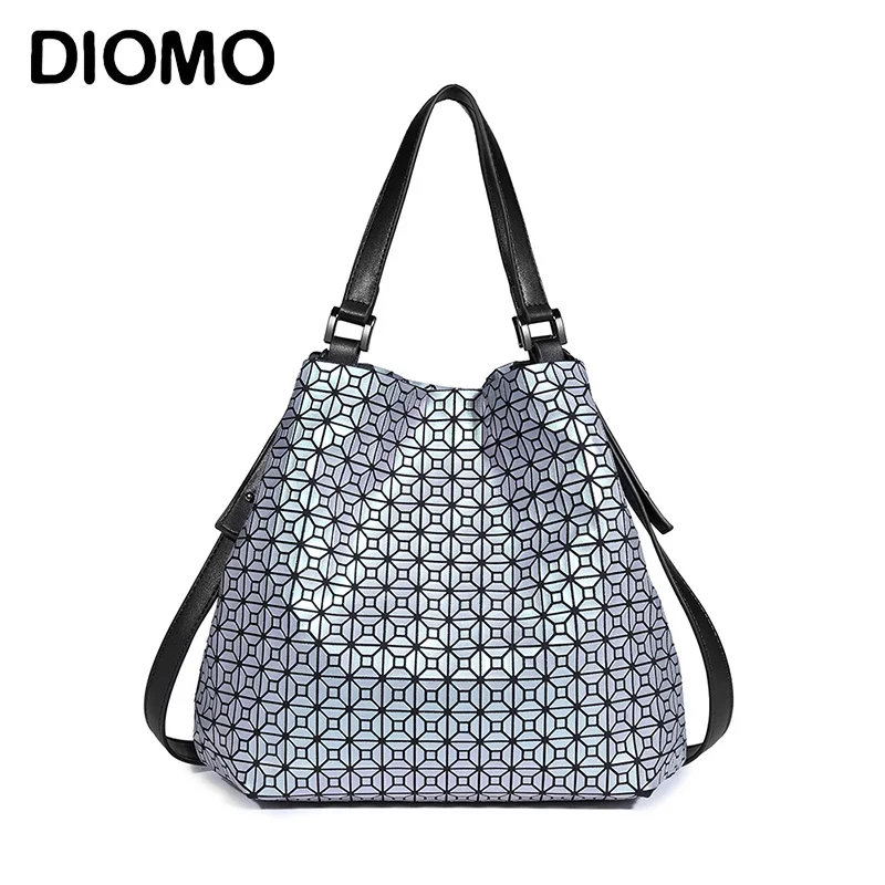 

Женская наплечная сумка DIOMO, из силикона, с геометрическим рисунком, зимняя