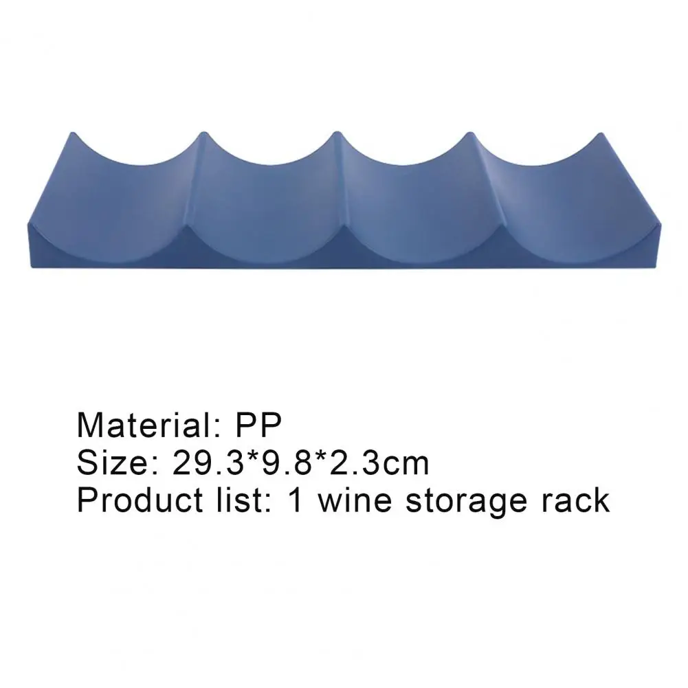 

Wine Holder Anti-slip Space Saving PP Stackable Practical Cans Storage Holder for Home Kitchen and Storage Accessories