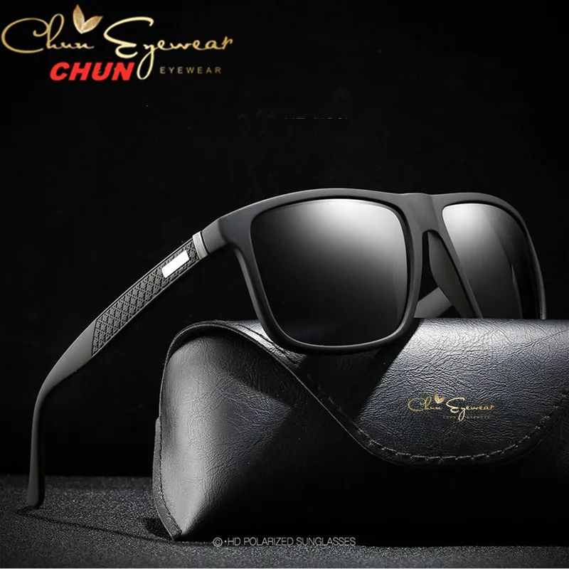 Брендовые Дизайнерские Мужские поляризационные солнцезащитные очки в ретро