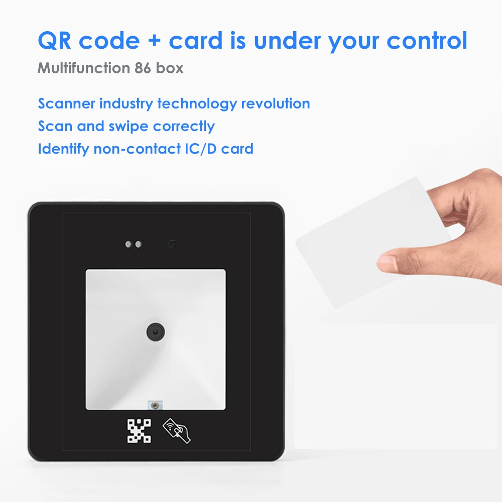 Qr код RFID считыватель 125 кГц ID 13 56 МГц IC управление доступом кард ридер сканер