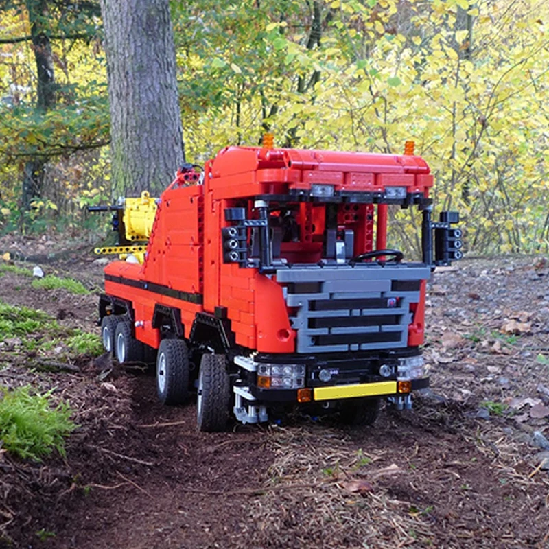 

MOC-0583 8x8 Extreme tow truck Engineering Series Crane Truck Car Model Building Blocks Extreme Tow Trucks Bricks Child Toys