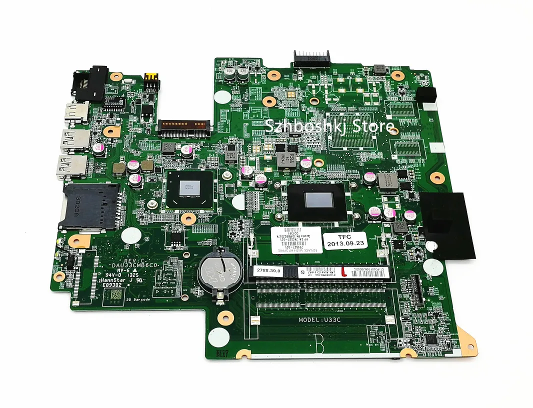 

Бесплатная доставка материнской платы ноутбука HP Pavilion 14-C 739507-001, DAU33CMB6C0 с 847 процессором, 100% протестирован