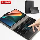 Чехол для Xiaomi MiPad 5 Pro с Bluetooth-клавиатурой, защитный чехол из искусственной кожи для Mi Pad 5 Pro  Pad5 11 дюймов, кожаные чехлы для планшета 2021