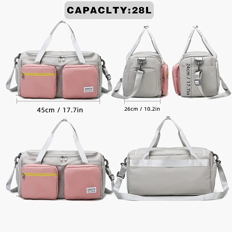 Женские спортивные сумки спортивная сумка тренировочная с отделением для обуви