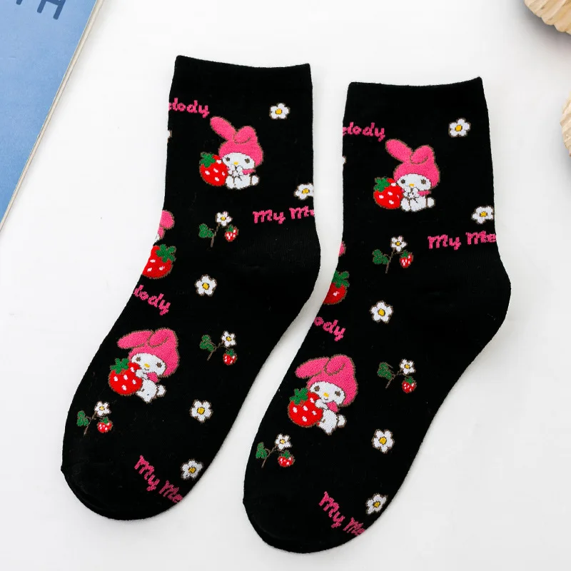 

Casual Cat Socks Women Cartoon Korean Style Harajuku Kawaii Funny Cute Happy Sock Animal Colorful Long Socks femme chaussettes