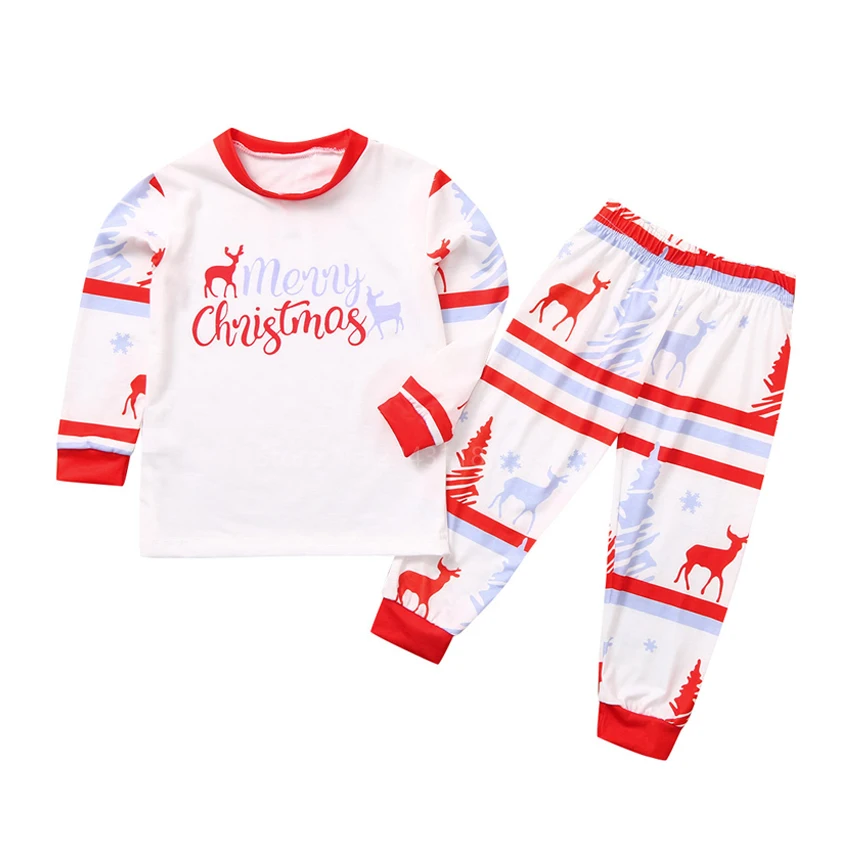 2020 Рождество Новый Год семейная детская пижама зимняя одежда для пар
