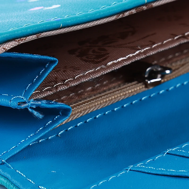 

Carton Wallet Female Zipper And Hasp Lady Card Holder Purse Fresh PU Leather Female Clutch Long Wallet For Girls