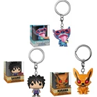 Нарутос летний Стич Саске Курама Карманный Брелок Виниловая фигурка Коллекция Модель игрушки для детей Рождественский подарок