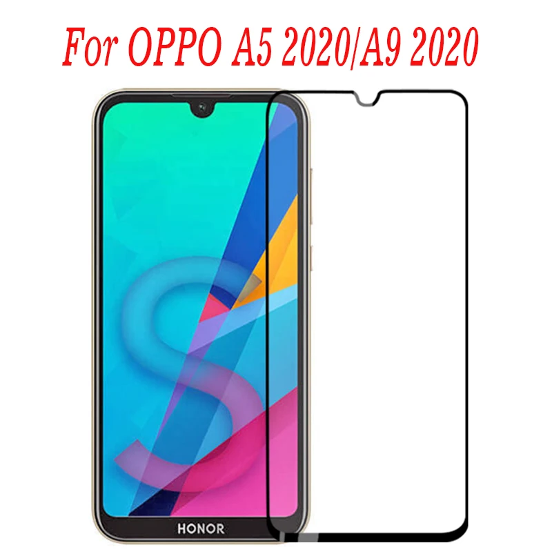 2 шт. полноэкранное закаленное 3d стекло для OPPO A5 2020 покрытие Взрывозащищенная