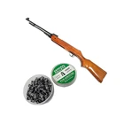 Пневматическая винтовка с обзором, 200 гранул, настенная металлическая табличка, домашний декор, национальный стандарт