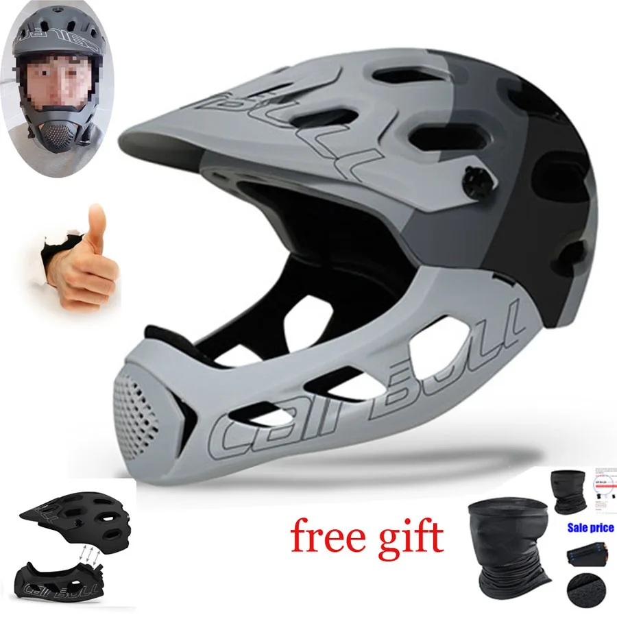 Cairbull ALLCROSS Casco Lntegral MTB Extreme Sports Safety Helmet Mountain Cross Country Bike Full Face Helmet Cascos Bicicleta