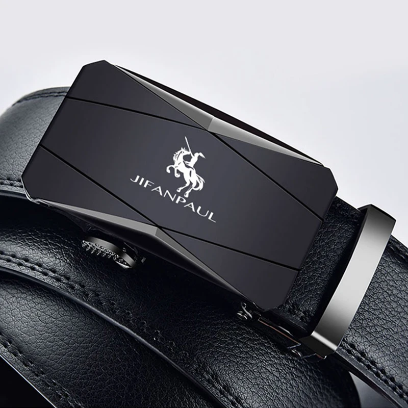 

NO.ONEPAUL Genuine pure men's belt Brand Belt Men for Men,Strap Metal Automatic Buckle Top Quality Genuine Luxury Leather Belts