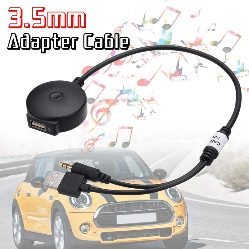 Car Wireless Bluetooth Audio AUX and USB Music Adapter Cable for BMW Mini Cooper | Автомобили и мотоциклы
