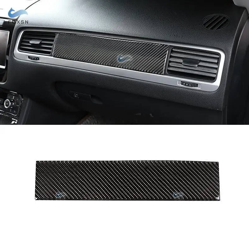 Для VW Touareg 2011 2012 2013 2014 2015 2016 2017 2018 углеродное волокно центральное управление