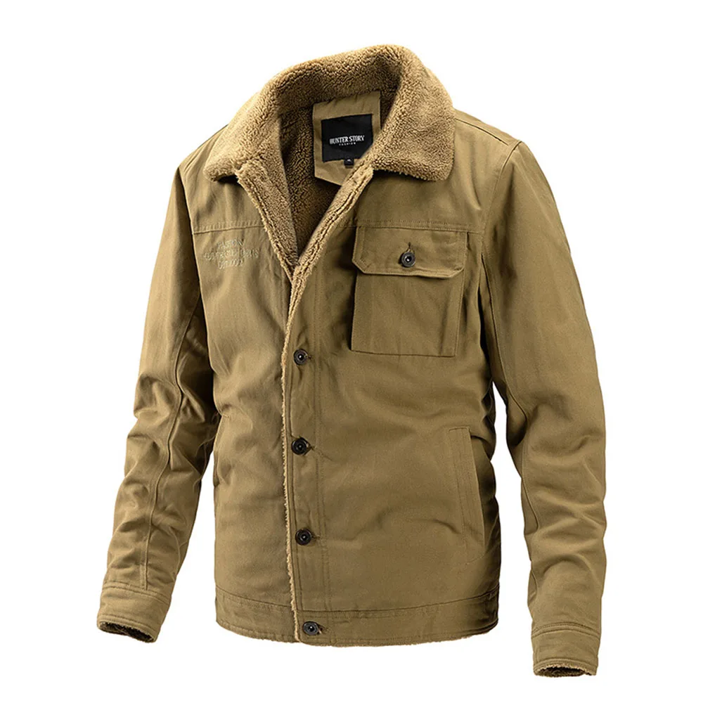

Jacket Men Fashion Casual Windbreaker Jacket Coat Men 2021 Autumn Winter New Hot Outwear Stand Slim Solid Jacket Mens Clothing