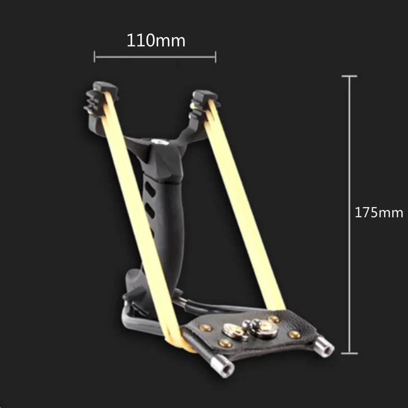 

Hot sale Hunting Slingshot With Wrist Support and Compass Decoration Catapult Professional Slingshot for Outdoor Shooting