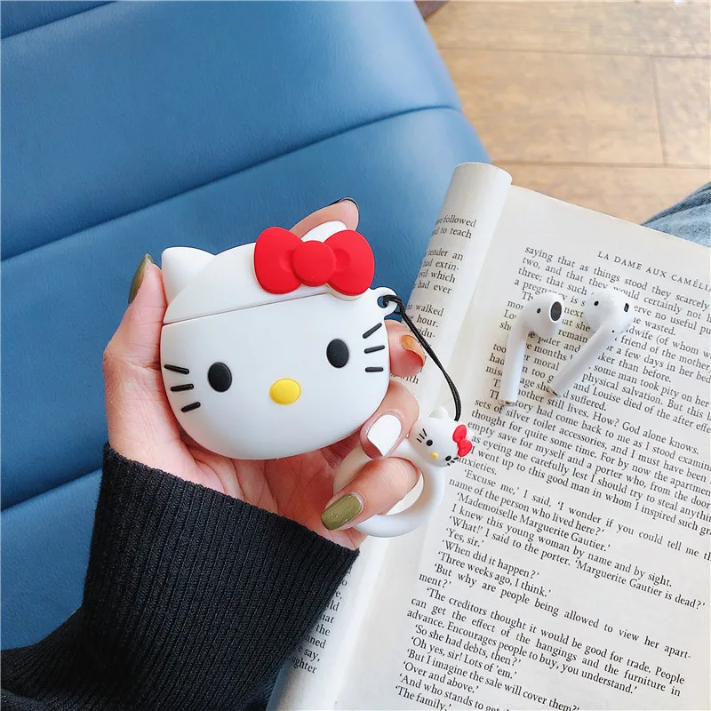 Силиконовый чехол для наушников Bluetooth 3D Apple AirPods 2 1 | Электроника