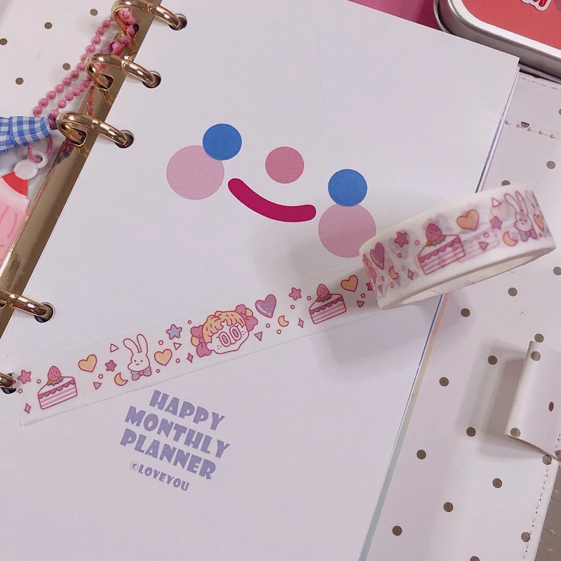 

Ins Selling Fairy Girl Washi Tape Japan Handbook Diy Decorative Tapes Kawaii Cartoon Seal Sticker Student Stationery Gifts